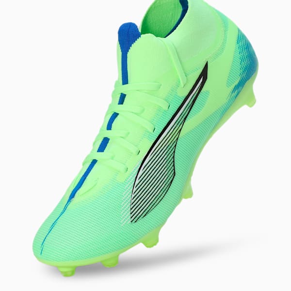 ULTRA 5 MATCH+ FG/AG Women's Football Boots, Fizzy Apple-PUMA White-Bluemazing, extralarge-IND