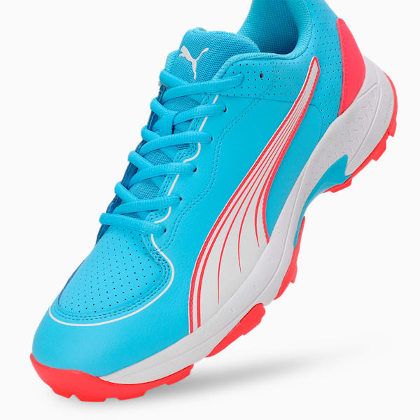 Spike 24.2 Ultralight Cricket Shoes, Luminous Blue-PUMA White-Fire Orchid, extralarge-IND