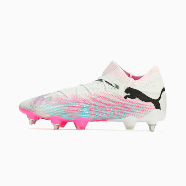 メンズ フューチャー 7 アルティメット MXSG サッカースパイク, PUMA White-PUMA Black-Poison Pink, extralarge-JPN