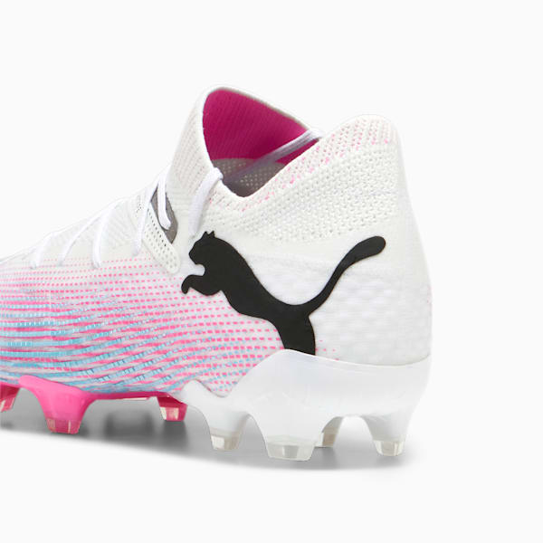 FUTURE 7 ULTIMATE FG/AG Women's Football Boots, PUMA White-PUMA Black-Poison Pink, extralarge-AUS