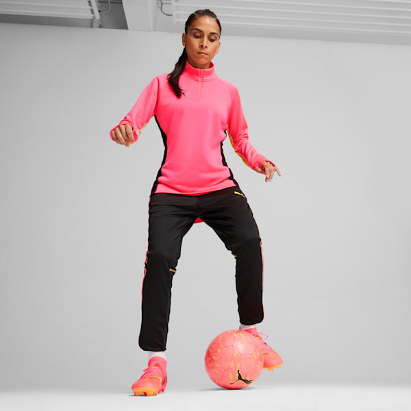 Tacos de fútbol para mujer FUTURE 7 ULTIMATE FG/AG, Sunset Glow-PUMA Black-Sun Stream, extralarge