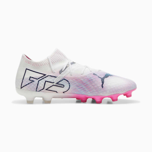 メンズ フューチャー 7 アルティメット HG/AG サッカースパイク, PUMA White-PUMA Black-Poison Pink, extralarge-JPN