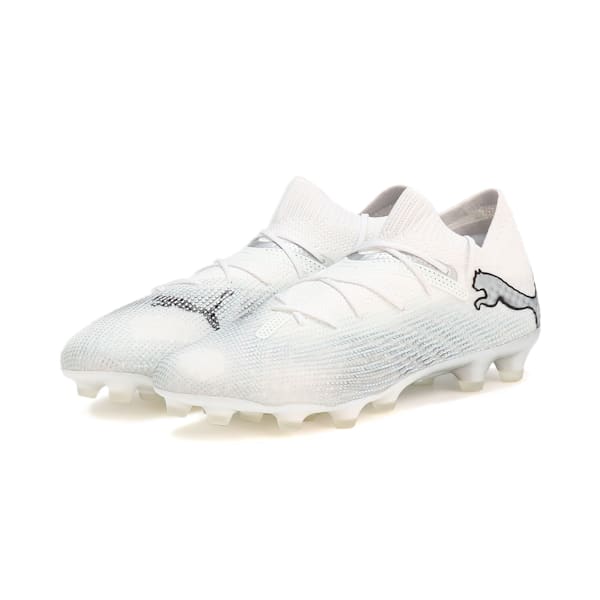 メンズ フューチャー 7 アルティメット HG/AG サッカースパイク, PUMA White-PUMA Silver-Silver Mist-PUMA Black, extralarge-JPN