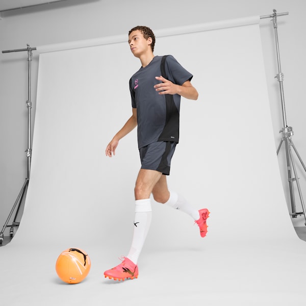Tacos de fútbol para hombre FUTURE 7 PRO FG/AG, Sunset Glow-PUMA Black-Sun Stream, extralarge