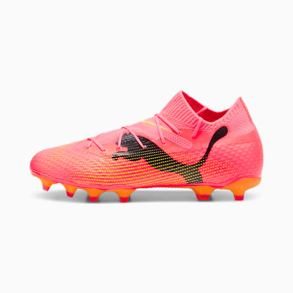 FUTURE 7 PRO Firm Ground/Artificial Ground Men's Soccer Cleats, Sunset Glow-PUMA Black-Sun Stream, extralarge