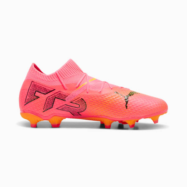 FUTURE 7 PRO Firm Ground/Artificial Ground Men's Soccer Cleats, Sunset Glow-PUMA Black-Sun Stream, extralarge