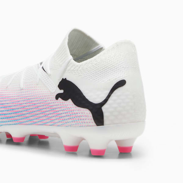 メンズ フューチャー 7 プロ HG/AG サッカースパイク, PUMA White-PUMA Black-Poison Pink, extralarge-JPN