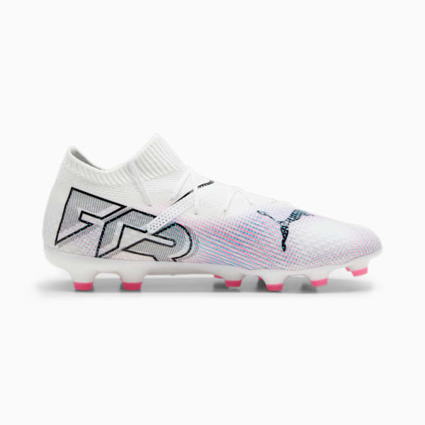 メンズ フューチャー 7 プロ HG/AG サッカースパイク, PUMA White-PUMA Black-Poison Pink, extralarge-JPN