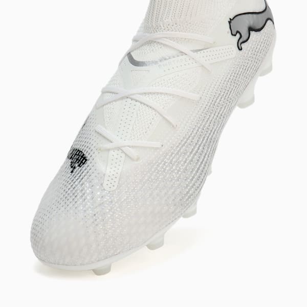 メンズ フューチャー 7 プロ HG/AG サッカースパイク, PUMA White-PUMA Silver-Silver Mist-PUMA Black, extralarge-JPN