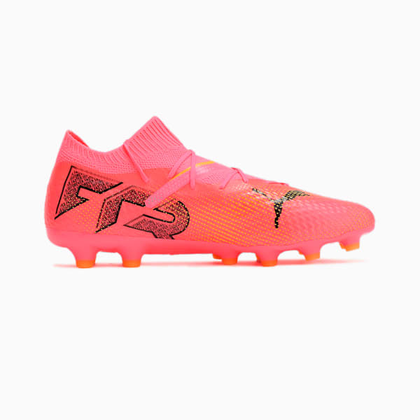 メンズ フューチャー 7 プロ HG/AG サッカースパイク, Sunset Glow-PUMA Black-Sun Stream, extralarge-JPN