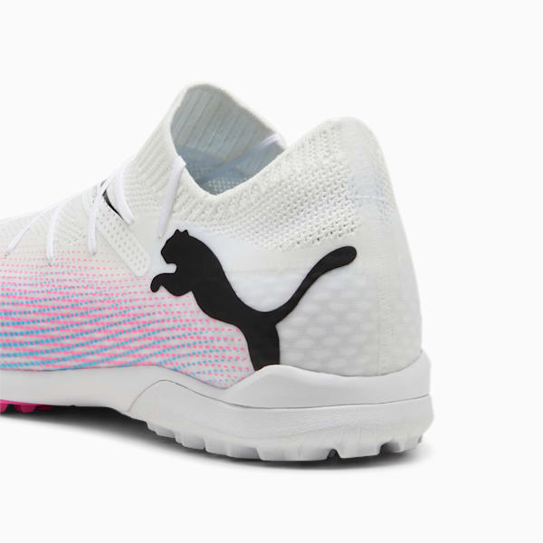 メンズ フューチャー 7 プロ CAGE サッカートレーニングシューズ, PUMA White-PUMA Black-Poison Pink, extralarge-JPN