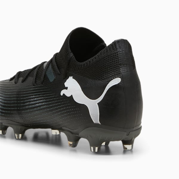 FUTURE 7 MATCH Firm Ground/Artificial Ground Men's Soccer Cleats, PUMA Black-PUMA White, extralarge