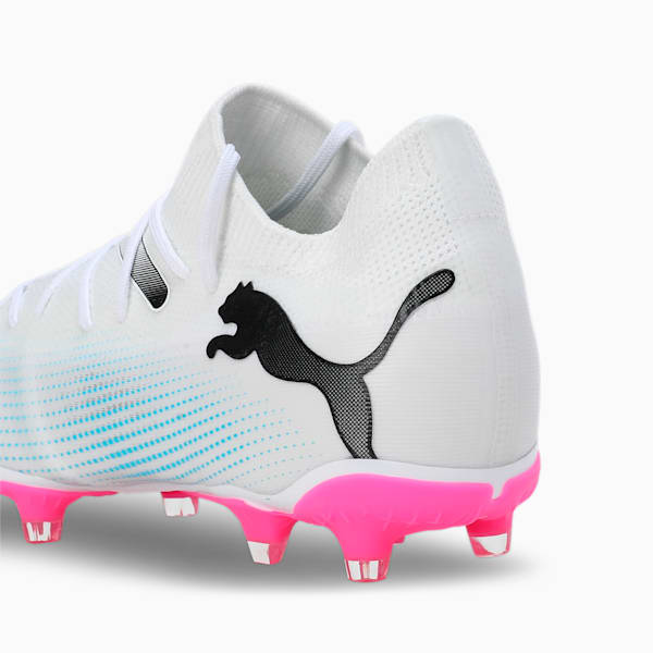 FUTURE 7 MATCH FG/AG Women's Football Boots, PUMA White-PUMA Black-Poison Pink, extralarge-IND