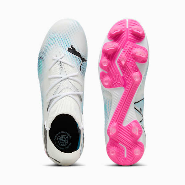 FUTURE 7 MATCH FG/AG Women's Football Boots, PUMA White-PUMA Black-Poison Pink, extralarge-AUS