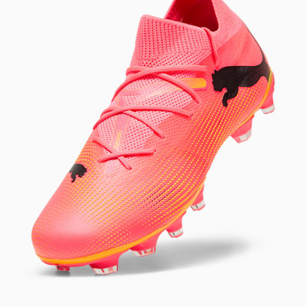 FUTURE 7 MATCH Firm Ground/Artificial Ground Women's Soccer Cleats, Sunset Glow-PUMA Black-Sun Stream, extralarge