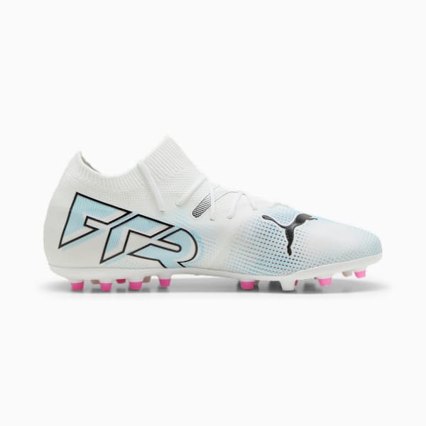 FUTURE 7 MATCH MG Football Boots, PUMA White-PUMA Black-Poison Pink, extralarge-GBR