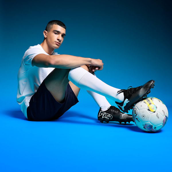 FUTURE 7 PLAY FG/AG Men's Football Boots, PUMA Black-PUMA White, extralarge-IND