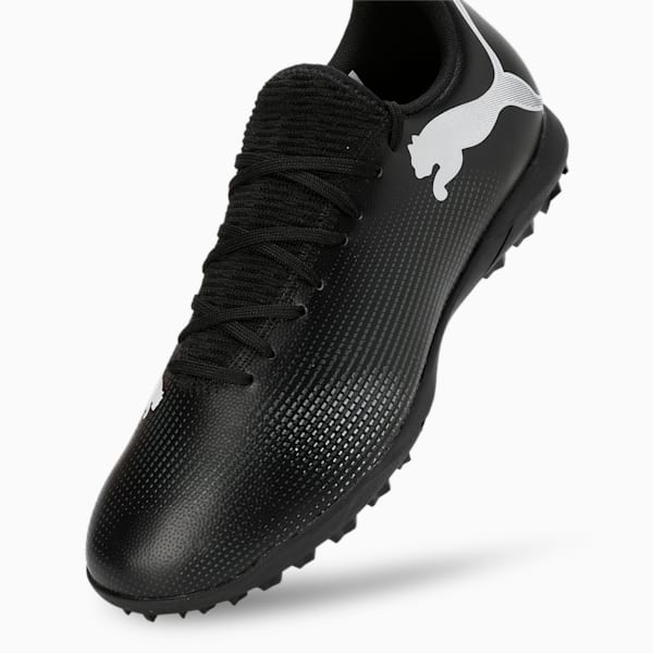 FUTURE 7 PLAY TT Men's Football Boots, PUMA Black-PUMA White, extralarge-IND