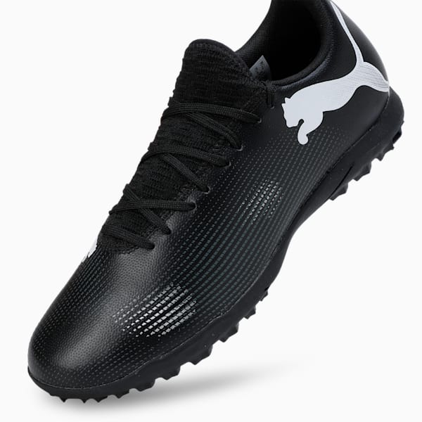 FUTURE 7 PLAY TT Men's Football Boots, PUMA Black-PUMA White, extralarge-IND