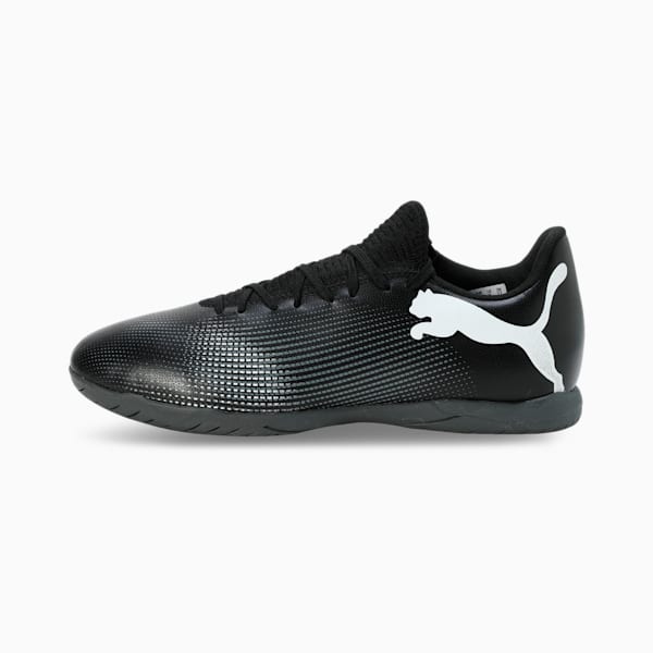 FUTURE 7 PLAY IT Men's Indoor Court Shoes, PUMA Black-PUMA White, extralarge-IND