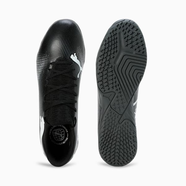 FUTURE 7 PLAY IT Men's Indoor Court Shoes, PUMA Black-PUMA White, extralarge-IND