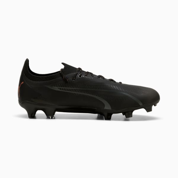 Tacos de fútbol ULTRA ULTIMATE FG/AG, PUMA Black-Copper Rose, extralarge