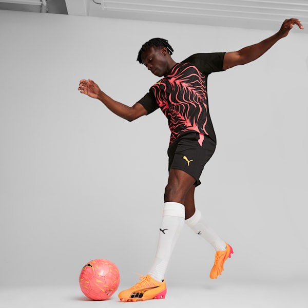ULTRA ULTIMATE FG/AG Football Boots, Sun Stream-PUMA Black-Sunset Glow, extralarge-IND