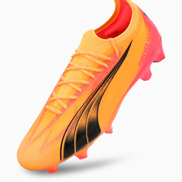 ULTRA ULTIMATE FG/AG Football Boots, Sun Stream-PUMA Black-Sunset Glow, extralarge-IND