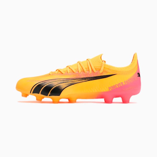 メンズ ウルトラ アルティメット HG/AG サッカースパイク, Sun Stream-PUMA Black-Sunset Glow, extralarge-JPN