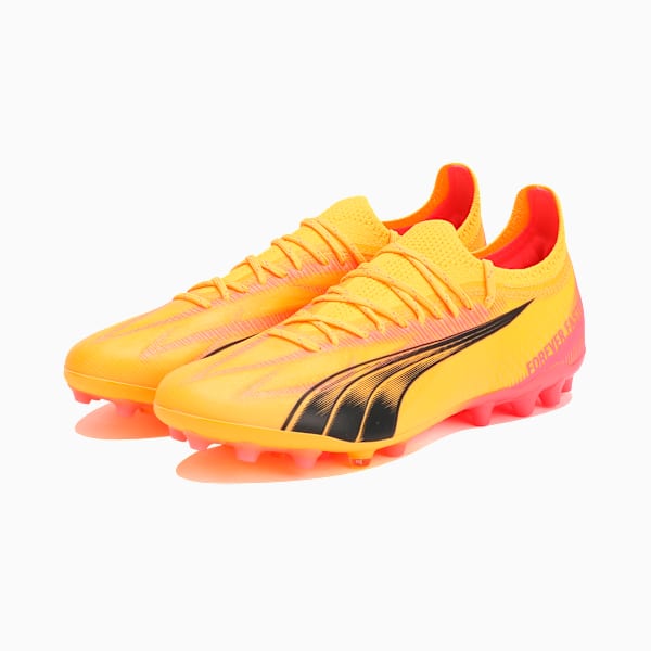 メンズ ウルトラ アルティメット MG サッカースパイク, Sun Stream-PUMA Black-Sunset Glow, extralarge-JPN