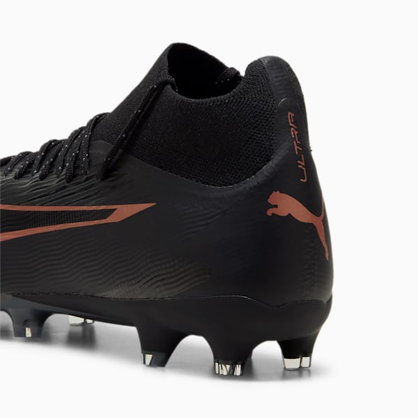 ULTRA PRO FG/AG Men's Soccer Cleats, PUMA Black-Copper Rose, extralarge