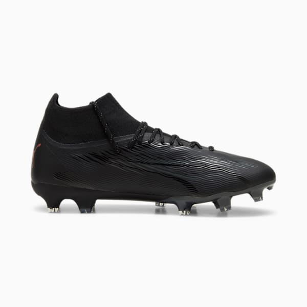 ULTRA PRO Firm Ground/Artificial Ground Men's Soccer Cleats, PUMA Black-Copper Rose, extralarge