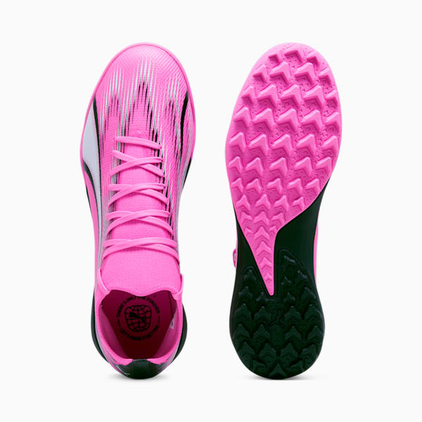 Tacos de fútbol para hombre ULTRA MATCH TT, Poison Pink-PUMA White-PUMA Black, extralarge