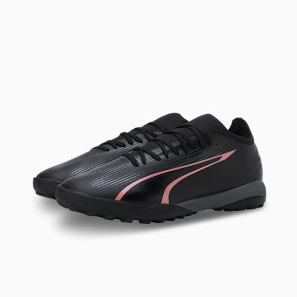 ULTRA MATCH TT Men's Football Boots, PUMA Black-Copper Rose, extralarge-IND