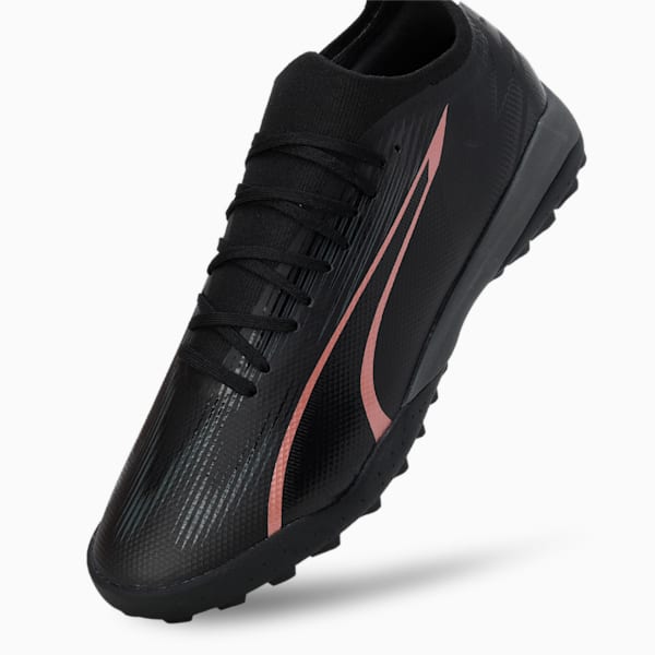 ULTRA MATCH TT Men's Football Boots, PUMA Black-Copper Rose, extralarge-IND