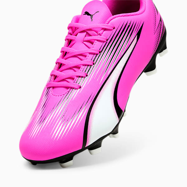 ULTRA PLAY FG/AG Men's Football Boots, Poison Pink-PUMA White-PUMA Black, extralarge-AUS