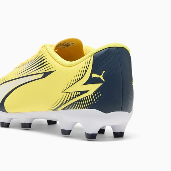 ULTRA PLAY Firm Ground/Artificial Ground Men's Soccer Cleats, Yellow Blaze-PUMA Navy-PUMA White, extralarge