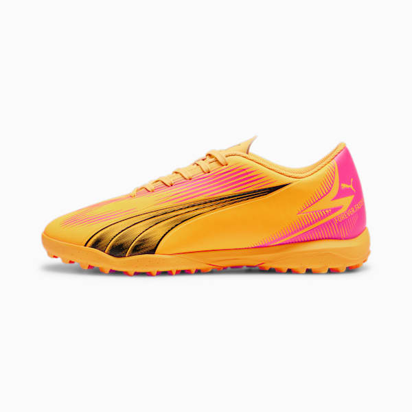 ULTRA PLAY TT Football Boots, Sun Stream-PUMA Black-Sunset Glow, extralarge-IND