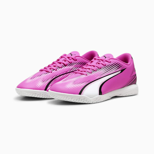 ULTRA PLAY Unisex Indoor Court Shoes, Poison Pink-PUMA White-PUMA Black, extralarge-IND