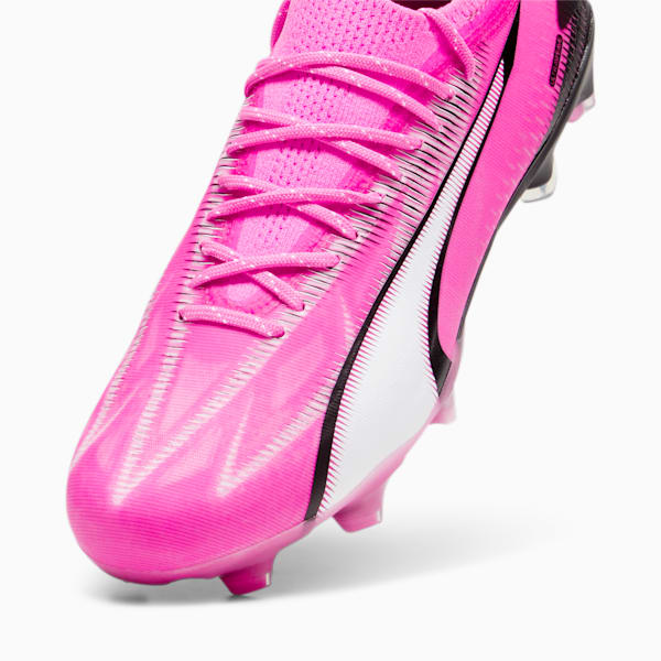 Tacos de fútbol para mujer ULTRA ULTIMATE FG/AG, Poison Pink-PUMA White-PUMA Black, extralarge