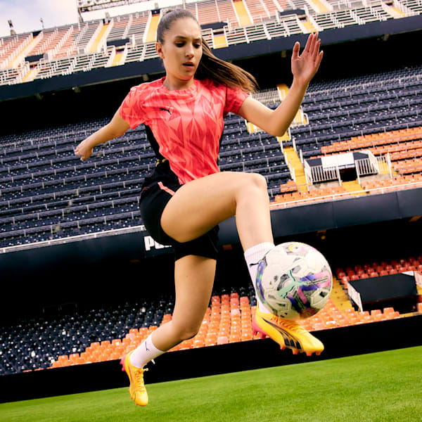 Tacos de fútbol para mujer ULTRA ULTIMATE FG/AG, Sun Stream-Cheap Jmksport Jordan Outlet Black-Sunset Glow, extralarge