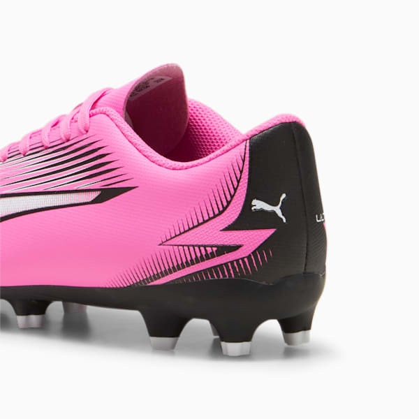 ULTRA PLAY FG/AG Youth Football Boots, Poison Pink-PUMA White-PUMA Black, extralarge-AUS