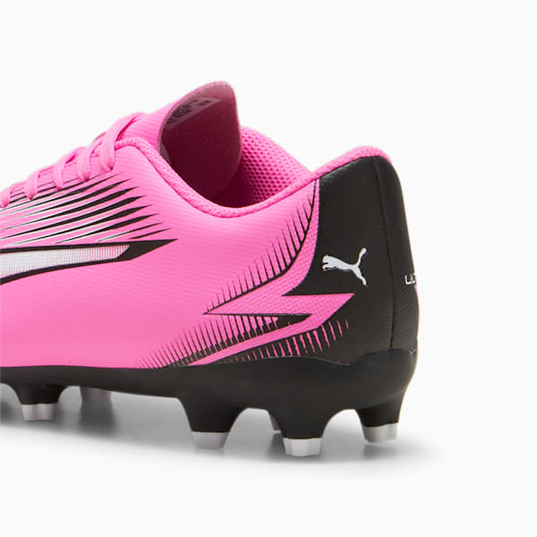 ULTRA PLAY FG/AG Youth Football Boots, Poison Pink-PUMA White-PUMA Black, extralarge-IND