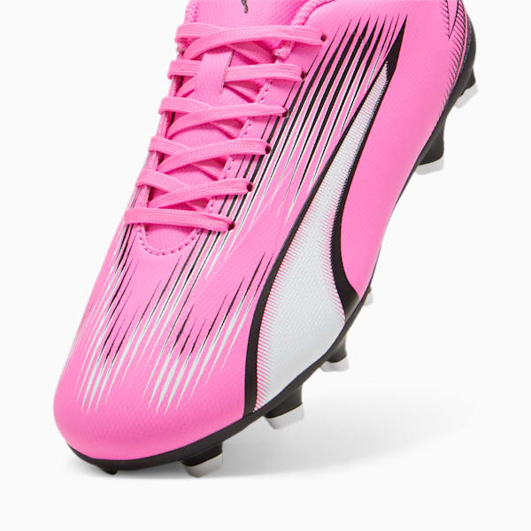 ULTRA PLAY FG/AG Big Kids' Soccer Cleats, Poison Pink-PUMA White-PUMA Black, extralarge