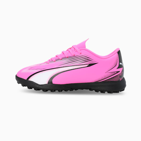 ULTRA PLAY TT Youth Football Boots, Poison Pink-PUMA White-PUMA Black, extralarge-IND