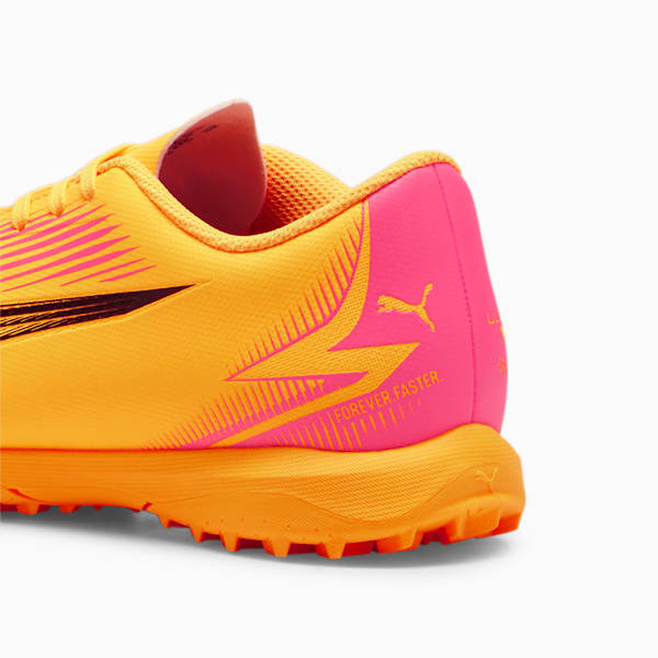 Tacos de fútbol juvenil ULTRA PLAY TT, Sun Stream-PUMA Black-Sunset Glow, extralarge