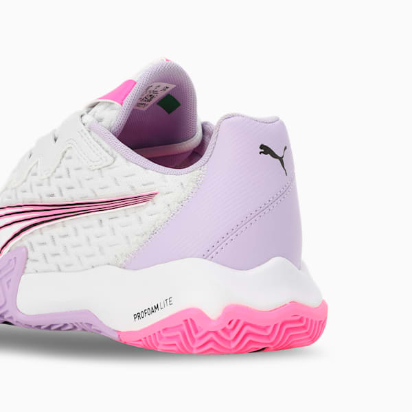 NOVA Elite Women's Padel Shoes, Silver Mist-PUMA White-Vivid Violet, extralarge-IND