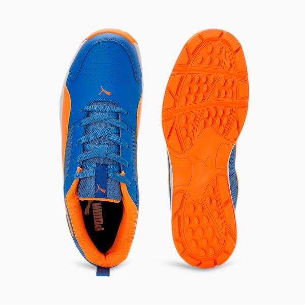 Cricket High Run Men's Shoes, Bluemazing-Orange Glow-PUMA White, extralarge-IND