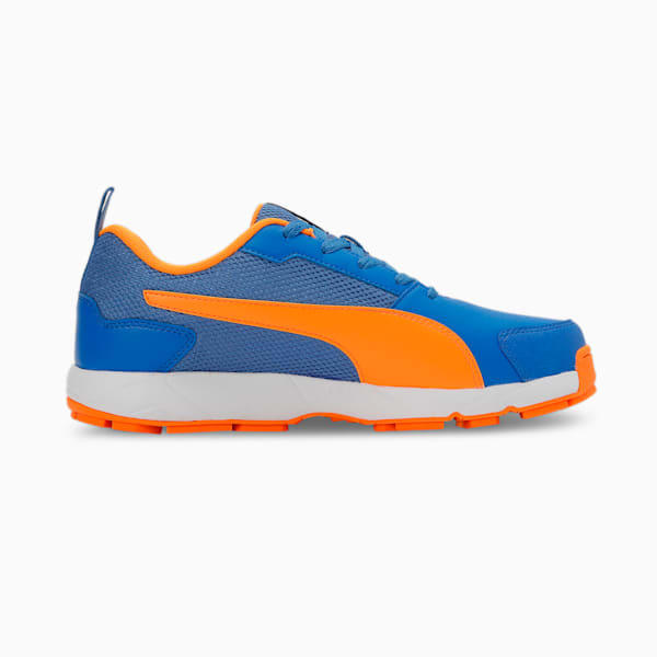 Cricket High Run Men's Shoes, Bluemazing-Orange Glow-PUMA White, extralarge-IND