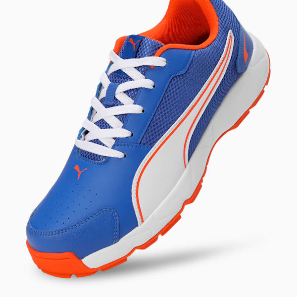 Cricket High Run Men's Shoes, Royal Sapphire-PUMA White-Cayenne Pepper, extralarge-IND